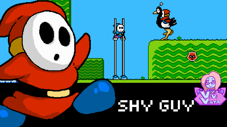 Shy guy